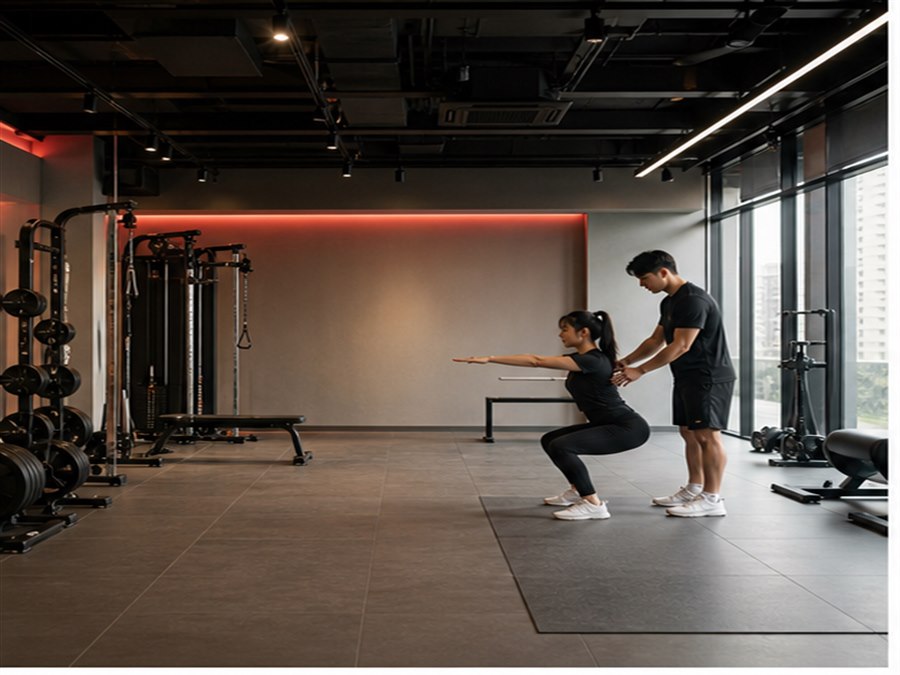 핏루틴 PT 스튜디오 랜딩페이지 화면 예시